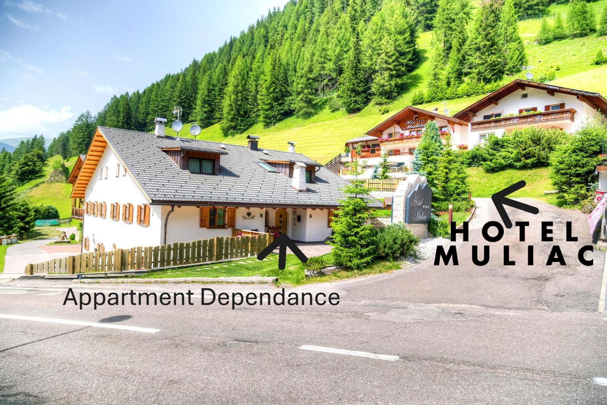 Hotel Muliac Selva di Val Gardena Exteriér fotografie